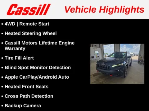 Another view of 2019 Jeep Cherokee Trailhawk for sale in Cedar Rapids, IA at Cassill Motors