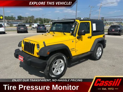 Yellow 2011 Jeep Wrangler Sport for sale in Cedar Rapids, IA