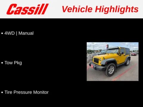 Another view of 2011 Jeep Wrangler Sport for sale in Cedar Rapids, IA at Cassill Motors
