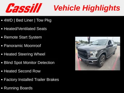 Another view of 2015 Ford F-150 XLT for sale in Cedar Rapids, IA at Cassill Motors
