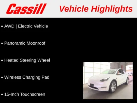 Another view of 2023 Tesla Model Y Long Range for sale in Cedar Rapids, IA at Cassill Motors