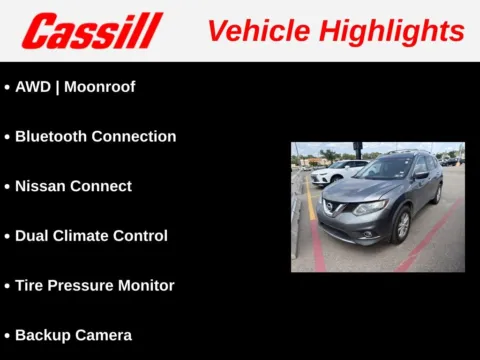 Another view of 2016 Nissan Rogue SV for sale in Cedar Rapids, IA at Cassill Motors