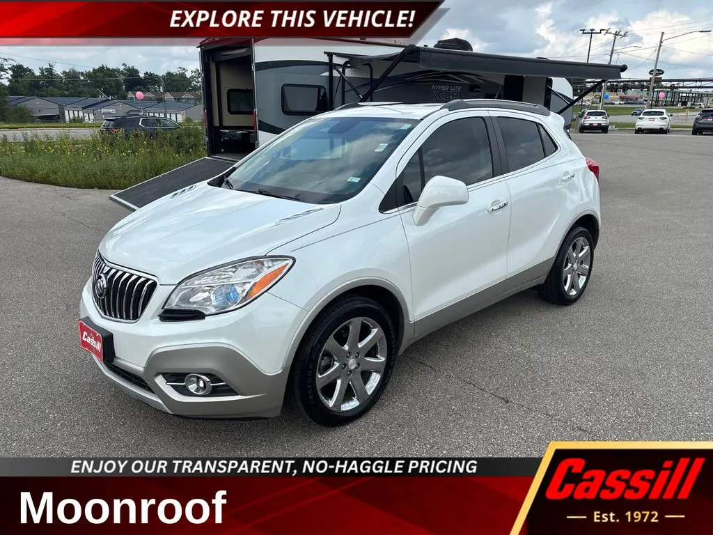White 2013 Buick Encore Leather for sale in Cedar Rapids, IA