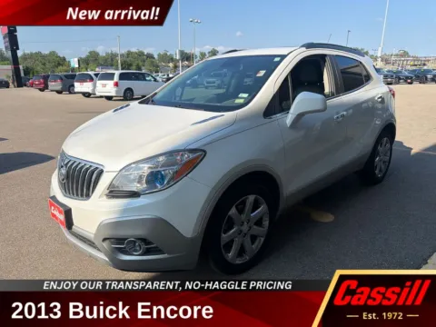 White 2013 Buick Encore Leather for sale in Cedar Rapids, IA
