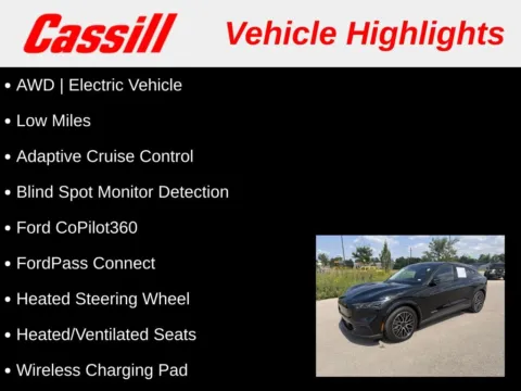 Another view of 2025 Ford Mustang Mach-E Premium for sale in Cedar Rapids, IA at Cassill Motors