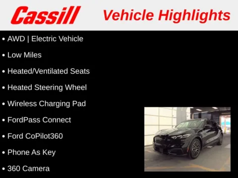 Another view of 2025 Ford Mustang Mach-E Premium for sale in Cedar Rapids, IA at Cassill Motors