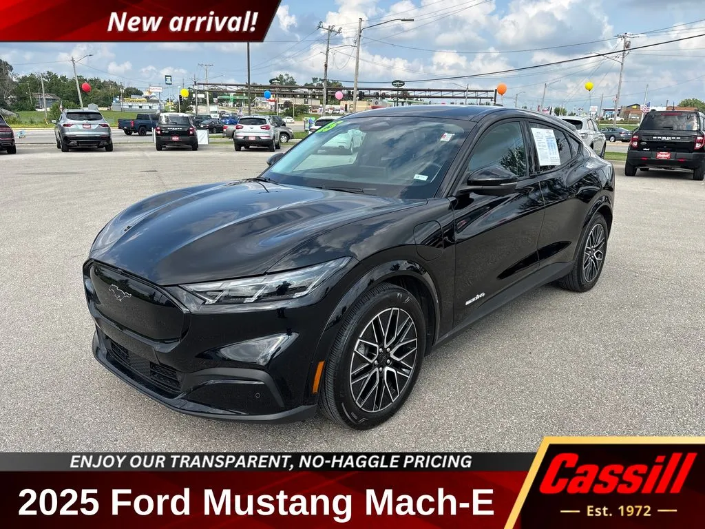 Black 2025 Ford Mustang Mach-E Premium for sale in Cedar Rapids, IA