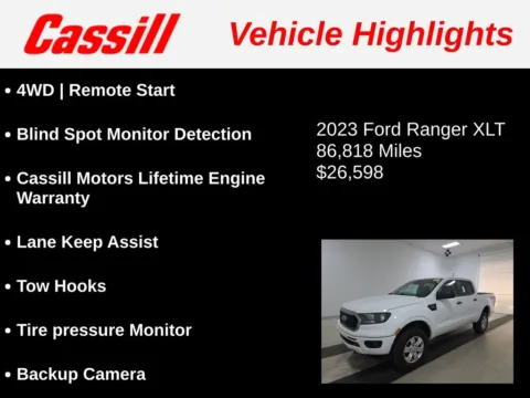Another view of 2023 Ford Ranger XLT for sale in Cedar Rapids, IA at Cassill Motors