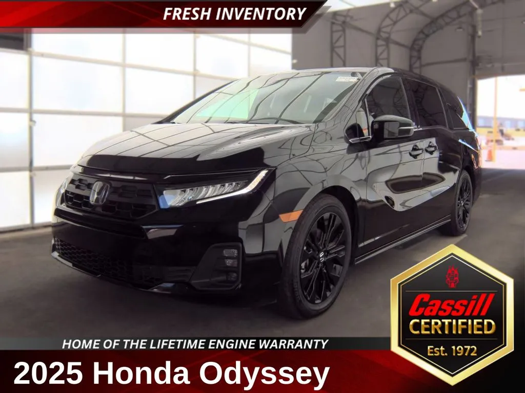 Black 2025 Honda Odyssey Sport-L for sale in Cedar Rapids, IA