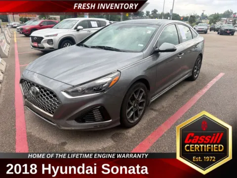 Gray 2018 Hyundai Sonata Limited 2.0T+ for sale in Cedar Rapids, IA