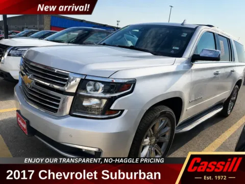 Silver 2017 Chevrolet Suburban Premier for sale in Cedar Rapids, IA