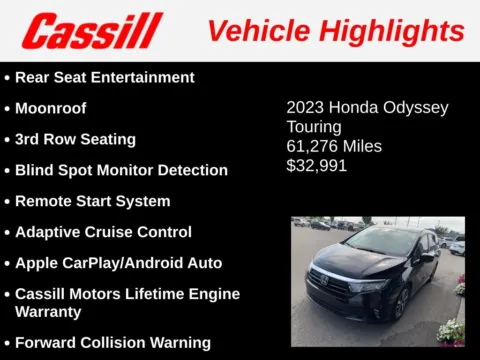 Another view of 2023 Honda Odyssey Touring for sale in Cedar Rapids, IA at Cassill Motors