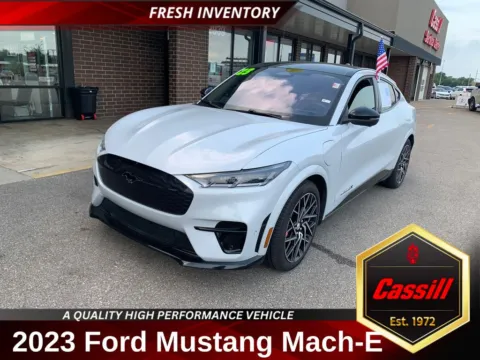 White 2023 Ford Mustang Mach-E GT for sale in Cedar Rapids, IA