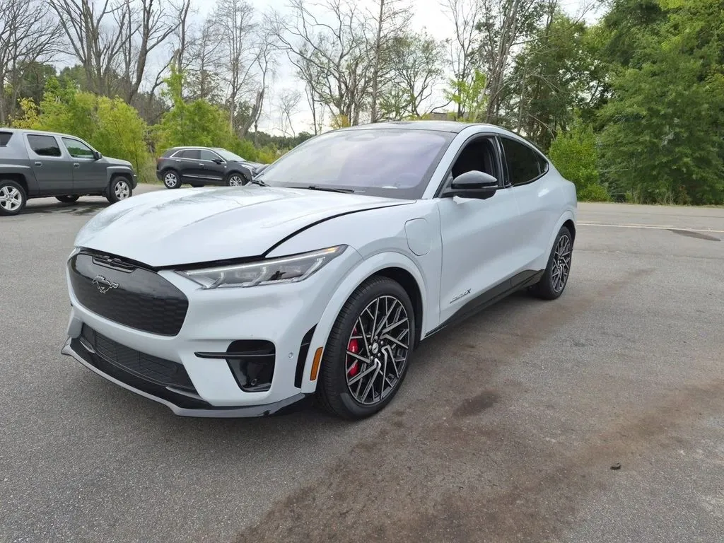 White 2023 Ford Mustang Mach-E GT for sale in Cedar Rapids, IA
