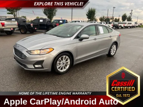 Silver 2020 Ford Fusion SE for sale in Cedar Rapids, IA