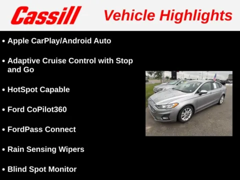 Another view of 2020 Ford Fusion SE for sale in Cedar Rapids, IA at Cassill Motors