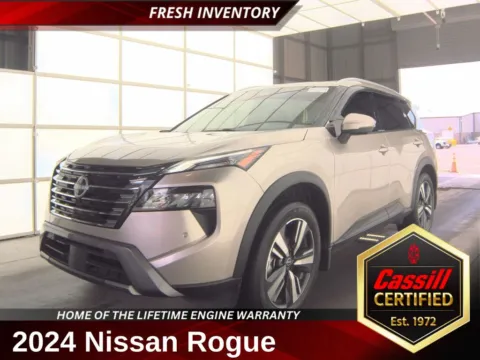 Silver 2024 Nissan Rogue SL for sale in Cedar Rapids, IA