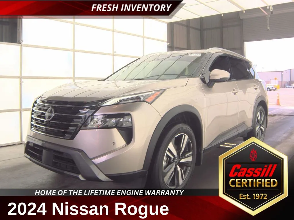 Silver 2024 Nissan Rogue SL for sale in Cedar Rapids, IA