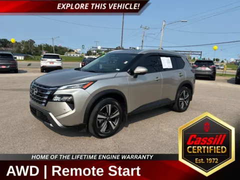 Silver 2024 Nissan Rogue SL for sale in Cedar Rapids, IA
