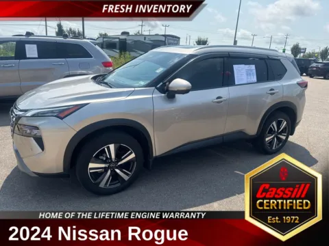 Silver 2024 Nissan Rogue SL for sale in Cedar Rapids, IA