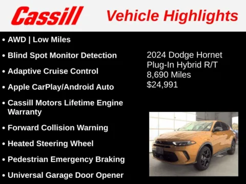 Another view of 2024 Dodge Hornet R/T for sale in Cedar Rapids, IA at Cassill Motors