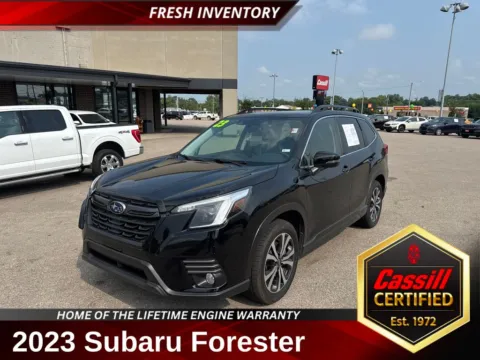 Black 2023 Subaru Forester Limited for sale in Cedar Rapids, IA