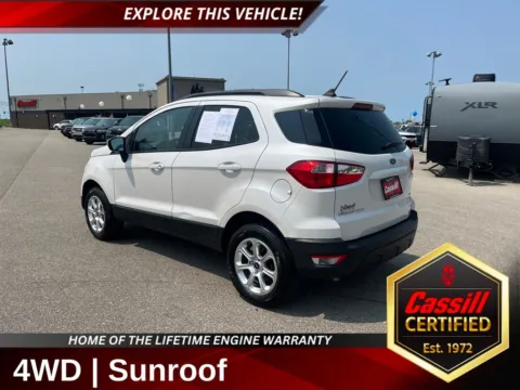 White 2020 Ford EcoSport SE for sale in Cedar Rapids, IA