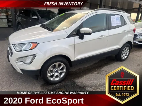 White 2020 Ford EcoSport SE for sale in Cedar Rapids, IA
