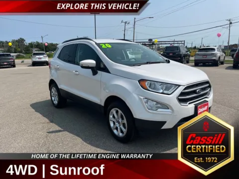 White 2020 Ford EcoSport SE for sale in Cedar Rapids, IA