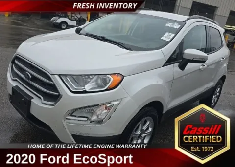 White 2020 Ford EcoSport SE for sale in Cedar Rapids, IA