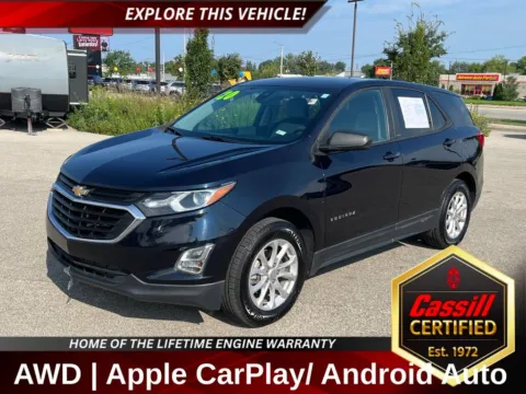 Blue 2020 Chevrolet Equinox LS for sale in Cedar Rapids, IA
