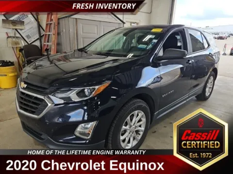 Blue 2020 Chevrolet Equinox LS for sale in Cedar Rapids, IA