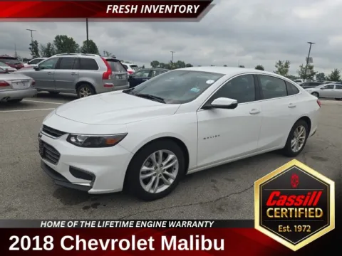 White 2018 Chevrolet Malibu LT for sale in Cedar Rapids, IA