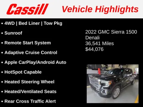 Another view of 2022 GMC Sierra 1500 Limited Denali for sale in Cedar Rapids, IA at Cassill Motors