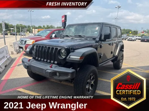 Black 2021 Jeep Wrangler Unlimited Rubicon for sale in Cedar Rapids, IA