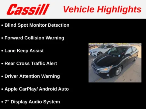 Another view of 2019 Hyundai Elantra SEL for sale in Cedar Rapids, IA at Cassill Motors