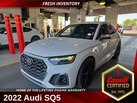 White 2022 Audi SQ5 Sportback Prestige for sale in Cedar Rapids, IA