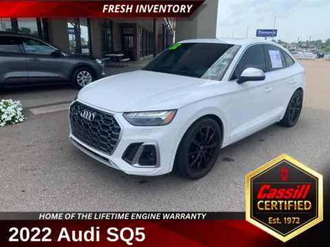 White 2022 Audi SQ5 Sportback Prestige for sale in Cedar Rapids, IA
