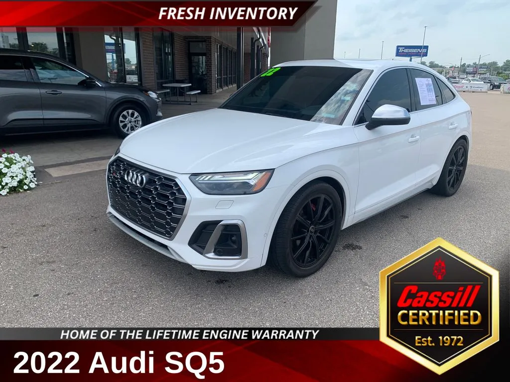 White 2022 Audi SQ5 Sportback Prestige for sale in Cedar Rapids, IA