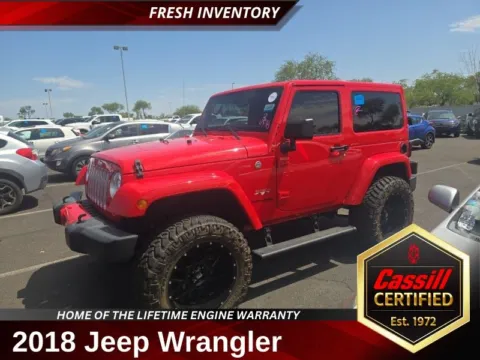 Red 2018 Jeep Wrangler JK Sahara for sale in Cedar Rapids, IA