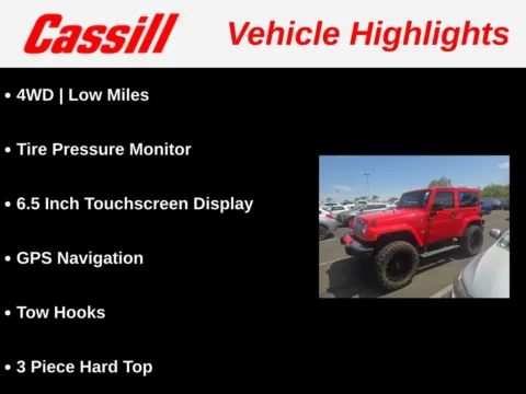 Another view of 2018 Jeep Wrangler JK Sahara for sale in Cedar Rapids, IA at Cassill Motors