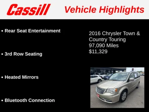 Another view of 2016 Chrysler Town & Country Touring for sale in Cedar Rapids, IA at Cassill Motors