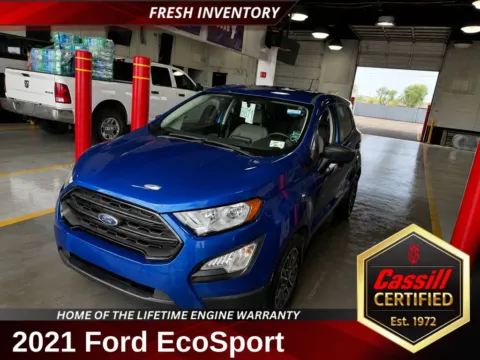Blue 2021 Ford EcoSport S for sale in Cedar Rapids, IA