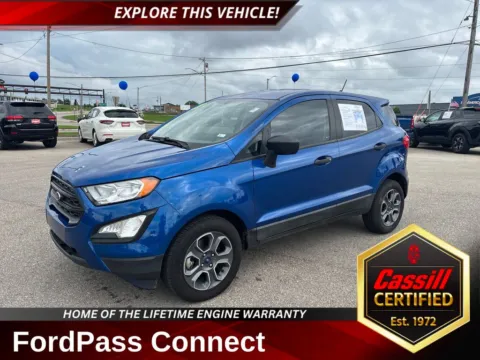 Blue 2021 Ford EcoSport S for sale in Cedar Rapids, IA