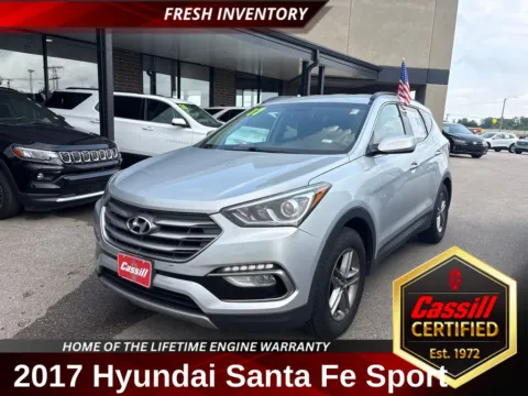 Silver 2017 Hyundai Santa Fe Sport 2.4 Base for sale in Cedar Rapids, IA