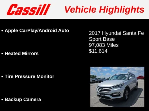 Another view of 2017 Hyundai Santa Fe Sport 2.4 Base for sale in Cedar Rapids, IA at Cassill Motors