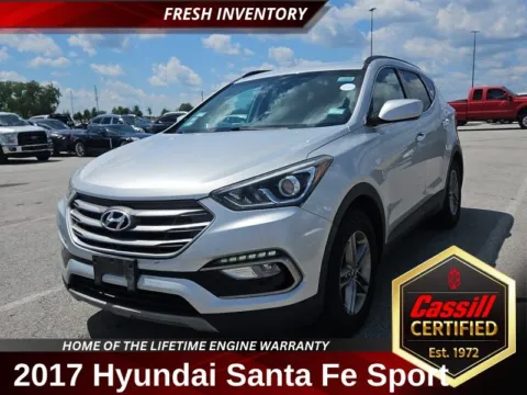 Silver 2017 Hyundai Santa Fe Sport 2.4 Base for sale in Cedar Rapids, IA