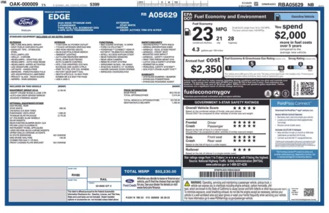Photos of 2024 Ford Edge Titanium for sale in Cedar Rapids, IA at Cassill Motors