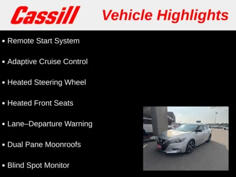 Another view of 2018 Nissan Maxima 3.5 SL for sale in Cedar Rapids, IA at Cassill Motors