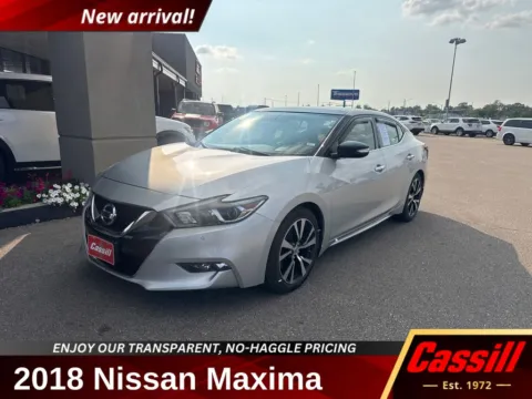 Silver 2018 Nissan Maxima 3.5 SL for sale in Cedar Rapids, IA